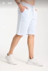 TREND GOFRE KUMAŞ ÇİZGİLİ ŞORTLAR.