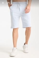 TREND GOFRE KUMAŞ ÇİZGİLİ ŞORTLAR.