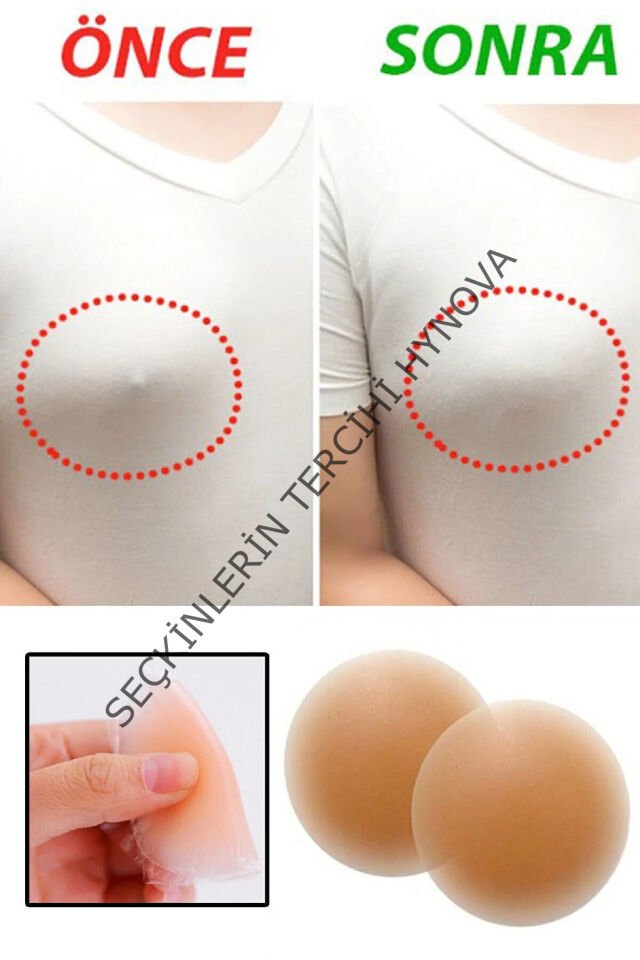 Kadın Ten Silikon Göğüs Ucu Gizleyici Nipple Cover – Modern ve Şık Tasarım