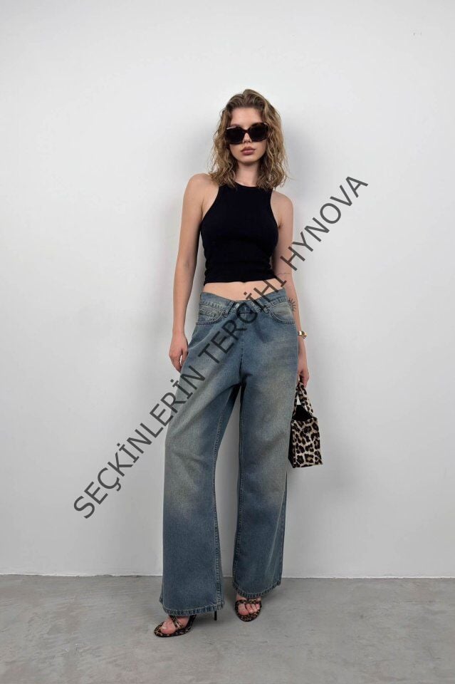 Halter Yaka Kolsuz Bluz