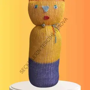 Tıkırık Örgü Yastık Uyku Ve Oyun Arkadaşı Çıtırtı - 45 Cm