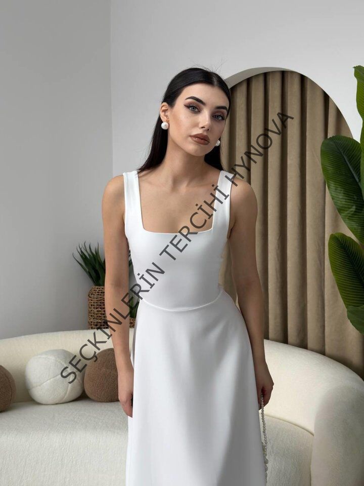 Neapolitan Askılı Elbise