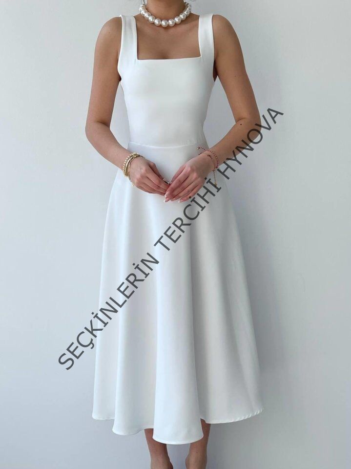 Neapolitan Askılı Elbise