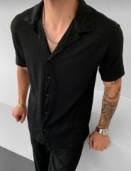 Jakarlı örme kumaş yazlık bol kesim rahat şık kombin takım