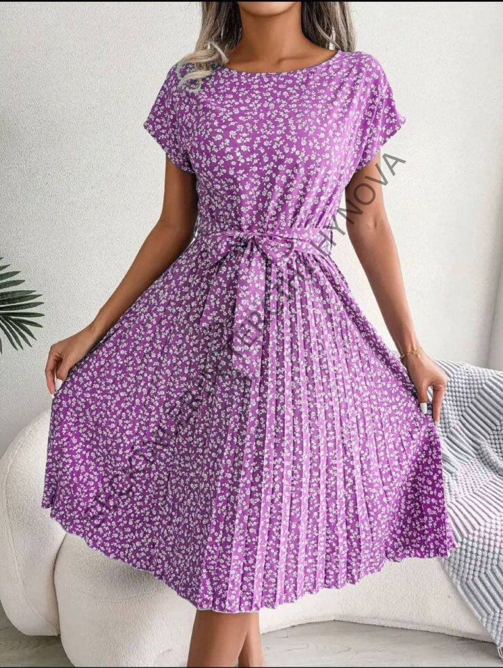 DİJİTAL BASKILI ELBİSE