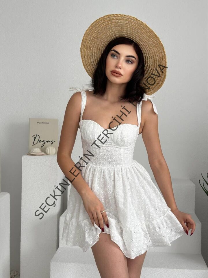 Monika Omuz Bağlamalı Elbise