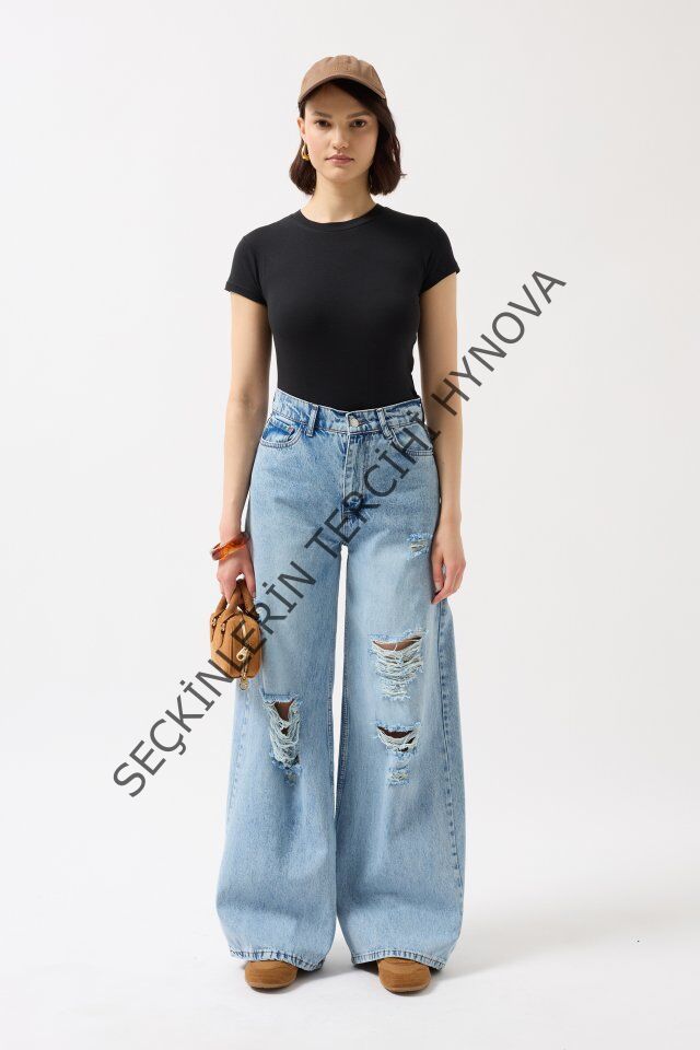 Likralı Basic T-Shirt