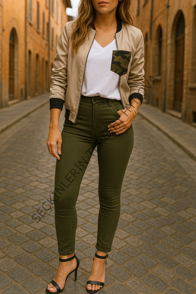 Gabardin Kumaş Yüksek Bel Pantolon 90 Cm 4XLbel40cm