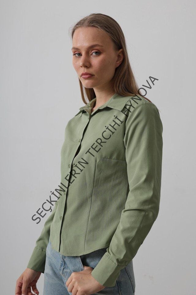 Basic Gömlek - Haki