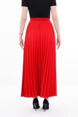 Pliseli Etek – Yüksek Bel, Dökümlü, Şık ve Rahat Tasarım