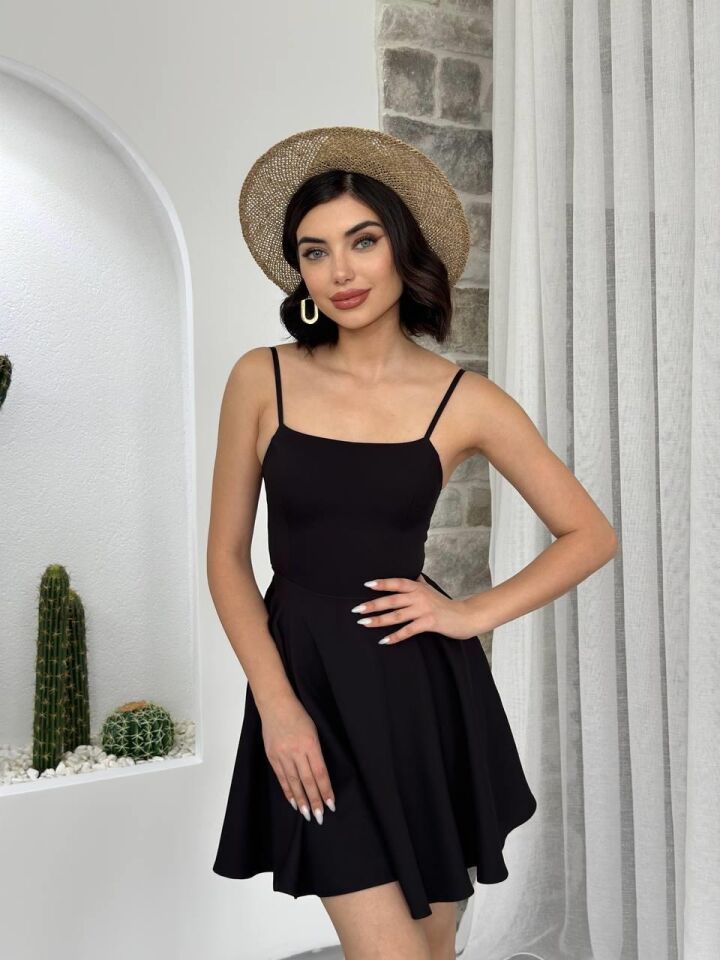 Pole İp Askılı Elbise