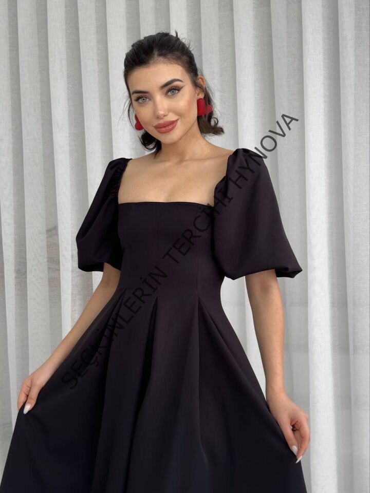 Benjamin Çan Etekli Midi Boy Elbise