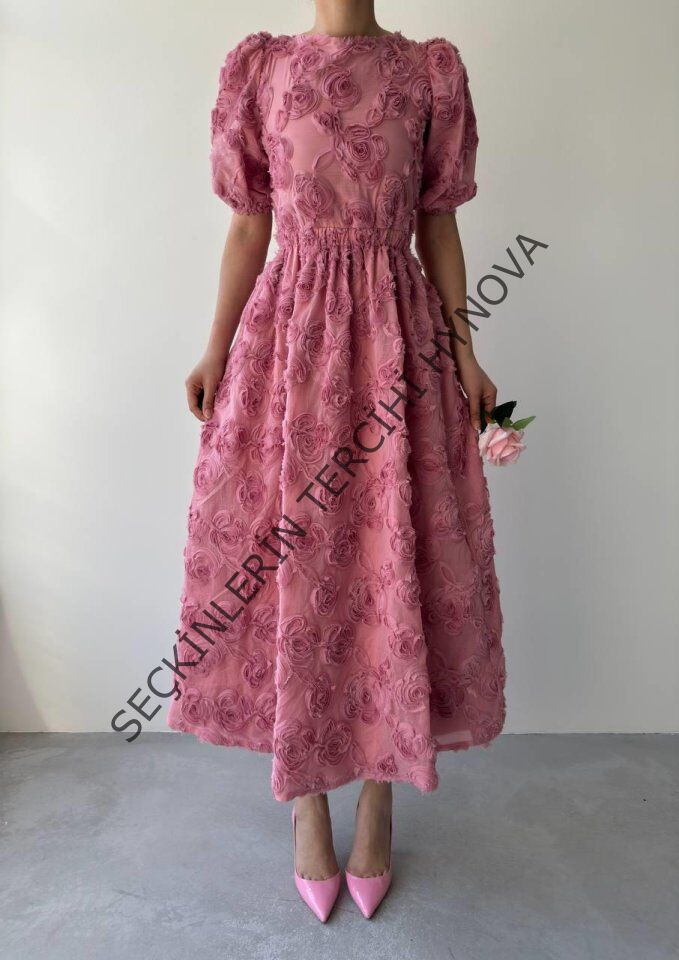 Wear Sırt Bağlama Detaylı Elbise