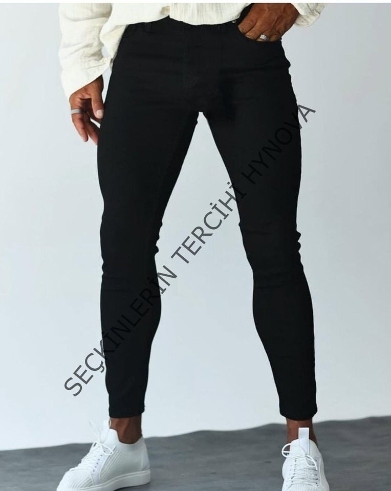 Erkek Siyah Skinny Jean