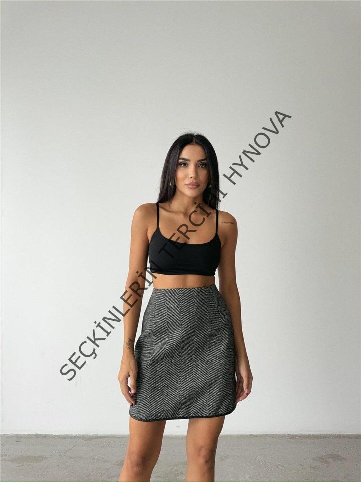 KAŞE KISA ETEK - Siyah