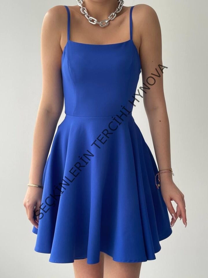 Pole İp Askılı Elbise