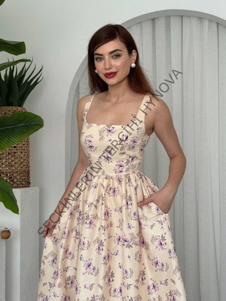 Yoa Cep Detaylı Elbise