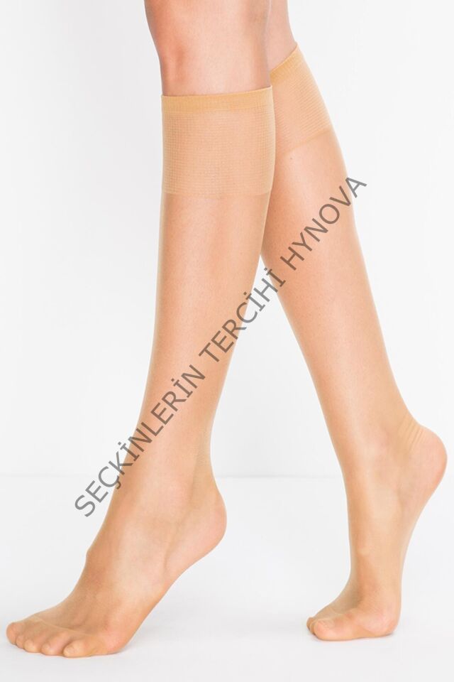 Kadın Ten Rengi 20 Denye Dizaltı Çorap – Modern ve Şık Tasarım