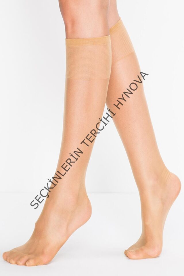 Kadın Ten Rengi 20 Denye Dizaltı Çorap – Modern ve Şık Tasarım