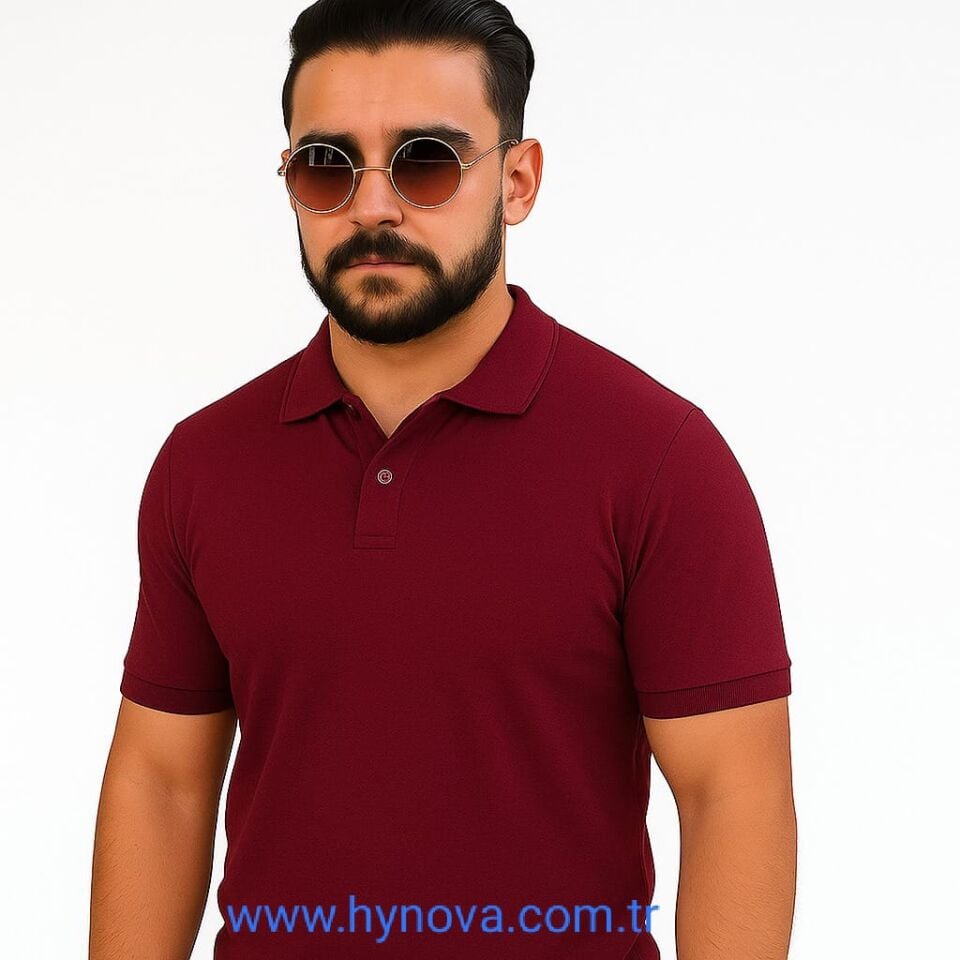 Nefes alabilen Compact penye kumaş. Rahat terletmeyen yakmayan Polo yaka t-shirt