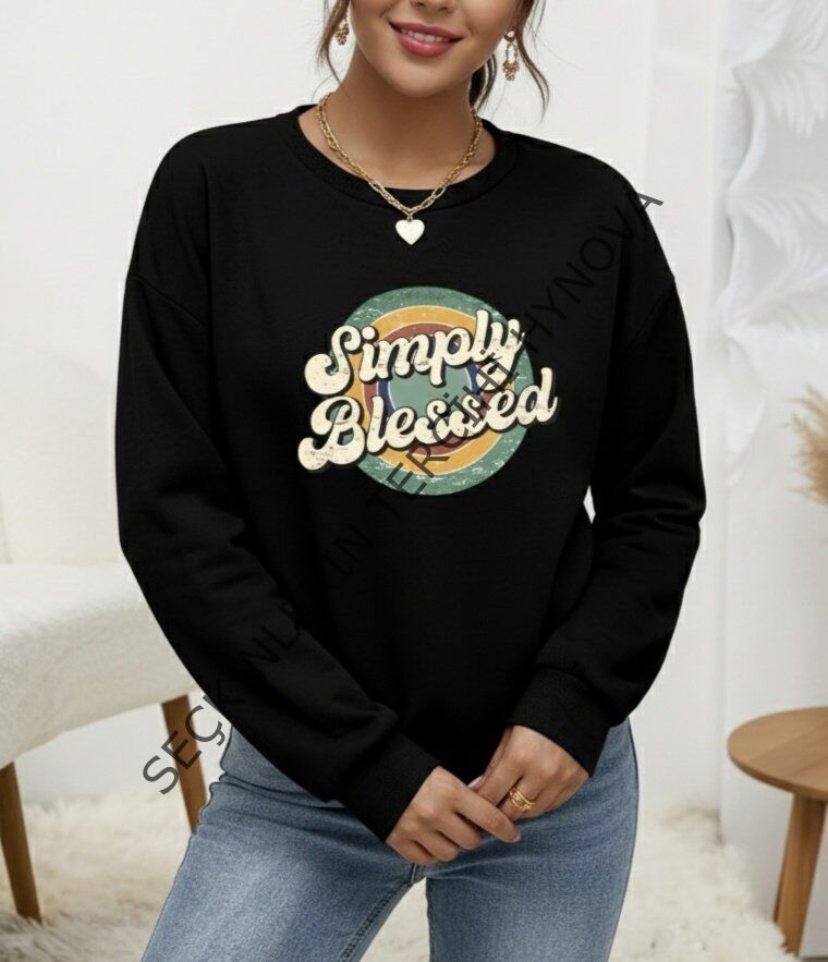 Kadın Uzun Kollu Bisiklet Yaka Viskon Iki Iplik Bluz