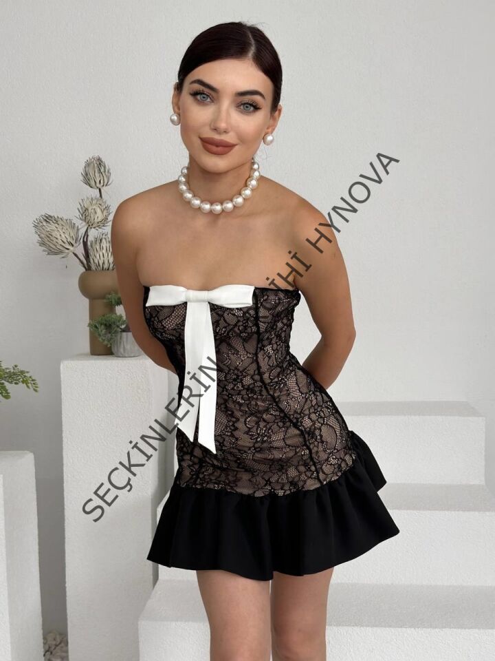 Vencover Straplez Elbise