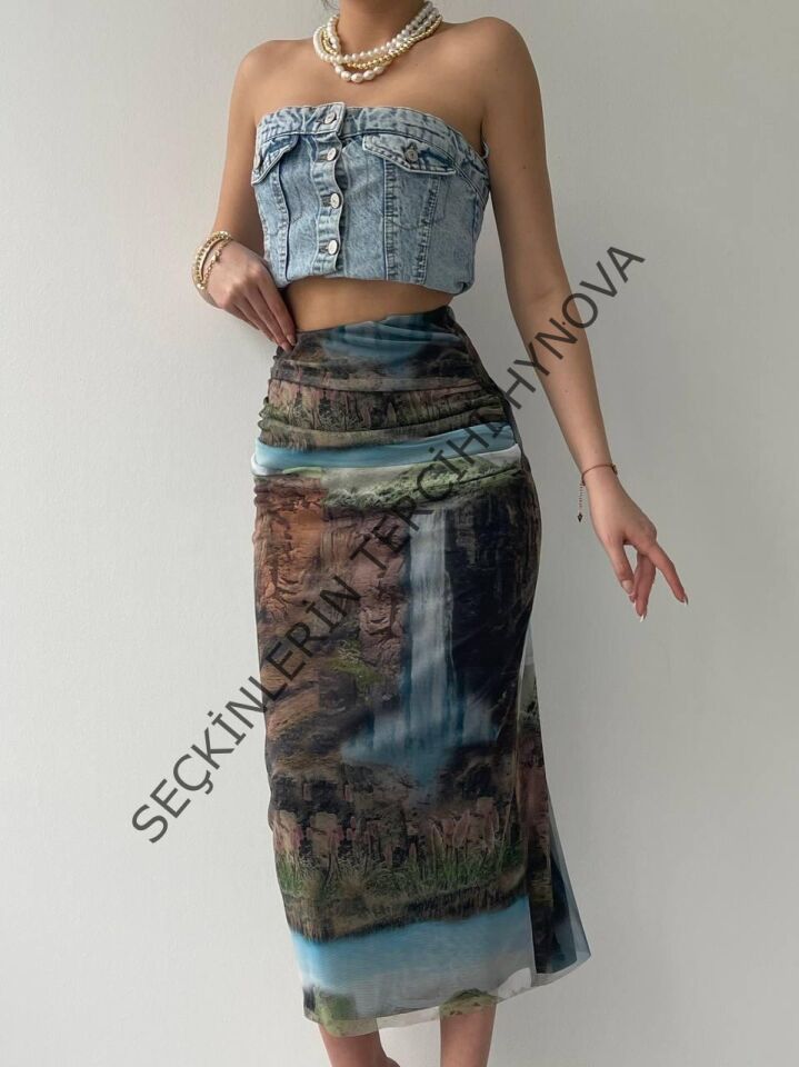 Lara Transparan Midi Etek