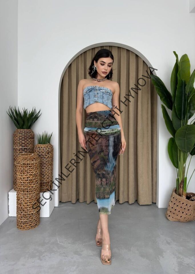 Lara Transparan Midi Etek