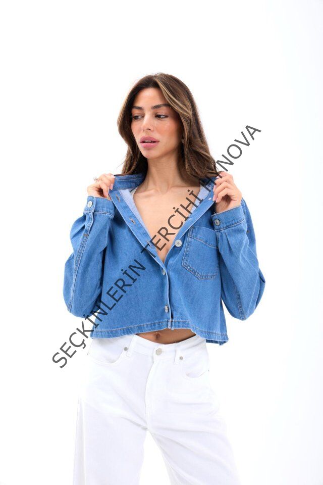 7367 KOT GÖMLEK-MAVİ