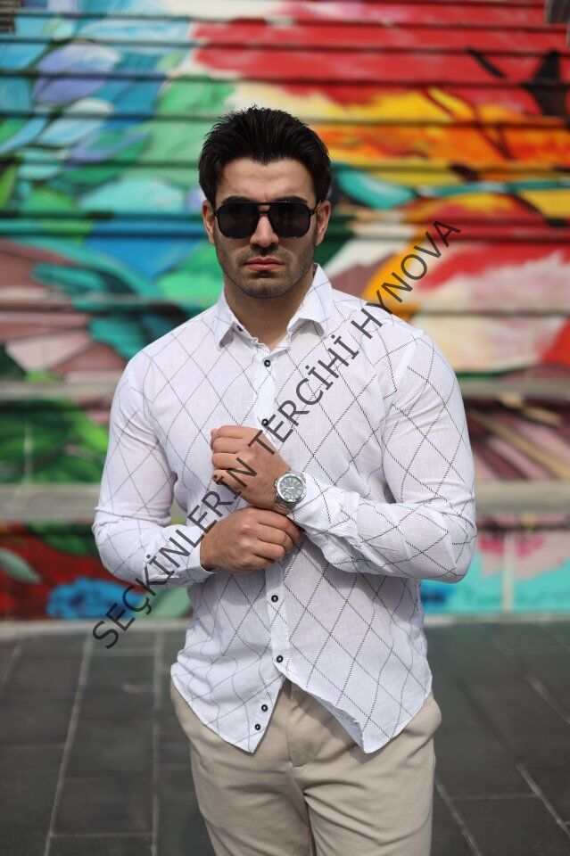 Erkek şamre Kumaş Gömlek