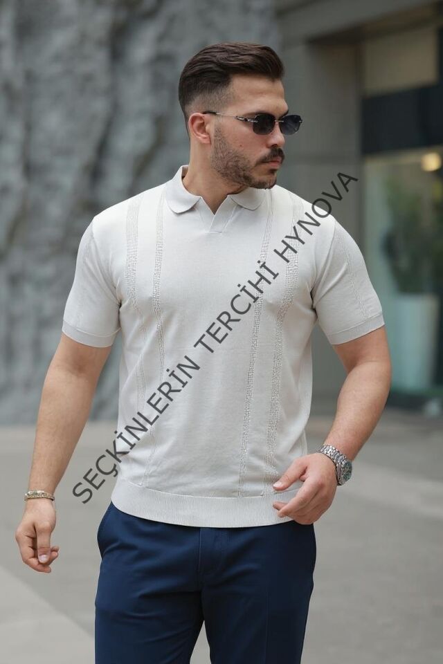 Erkek Hemşire Yaka Kısa Kollu Tişört