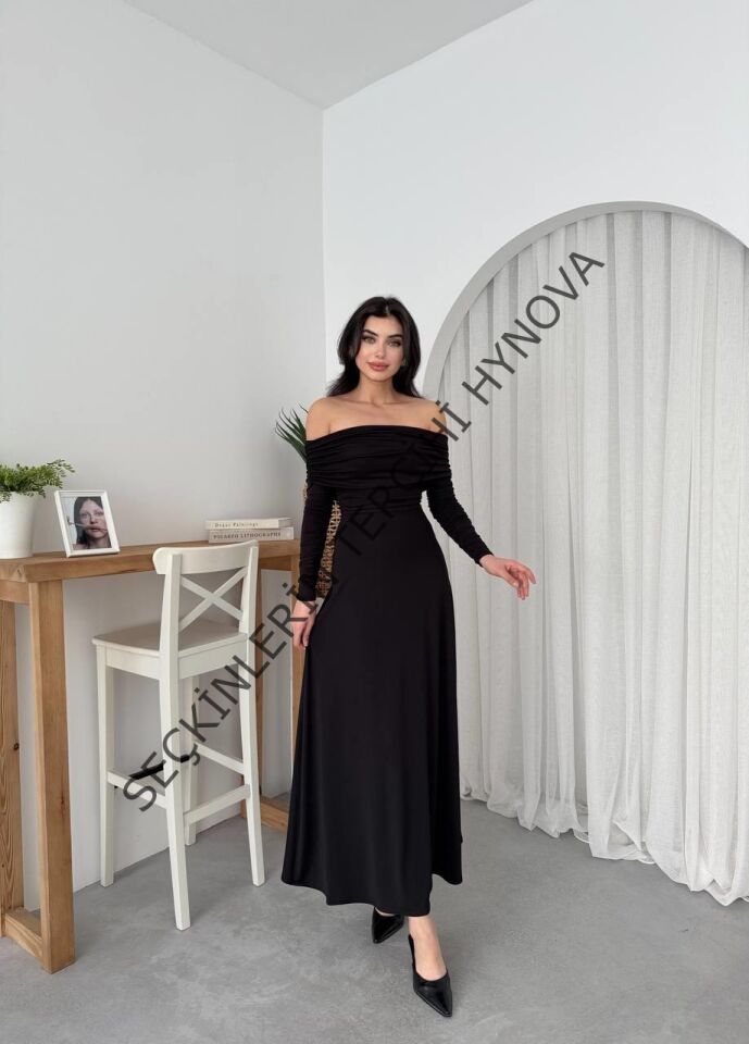 Uras Straplez Elbise