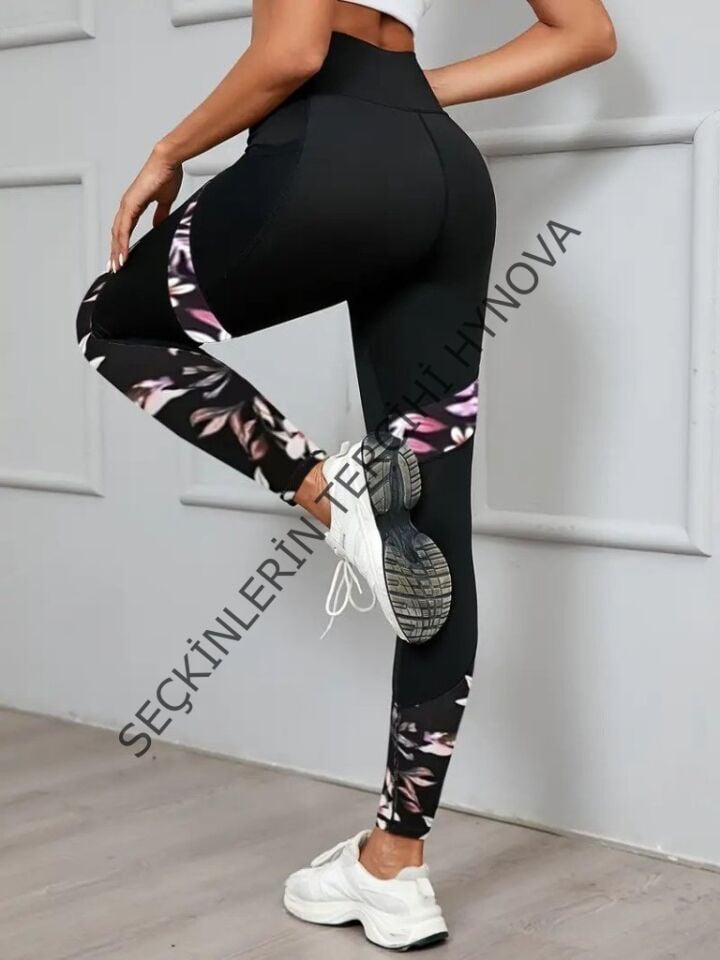 Kadın Yüksek Bel Cep Detaylı Dalgıç Pantolon