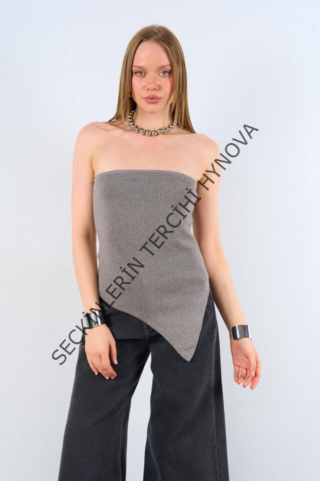 Yanı Uzun Atlet - Orta Gri