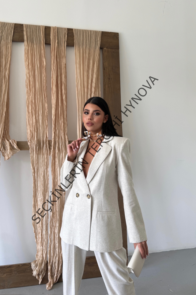 KETEN CEKET - PANTOLON TAKIM - Ham