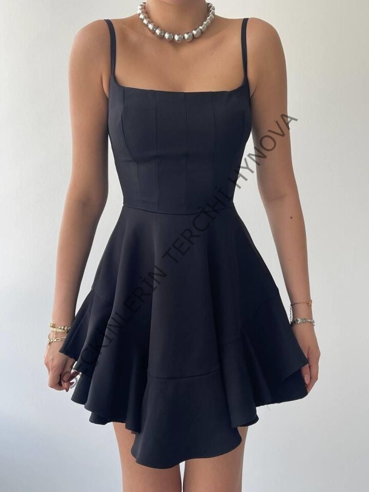 Common İp Askılı Elbise