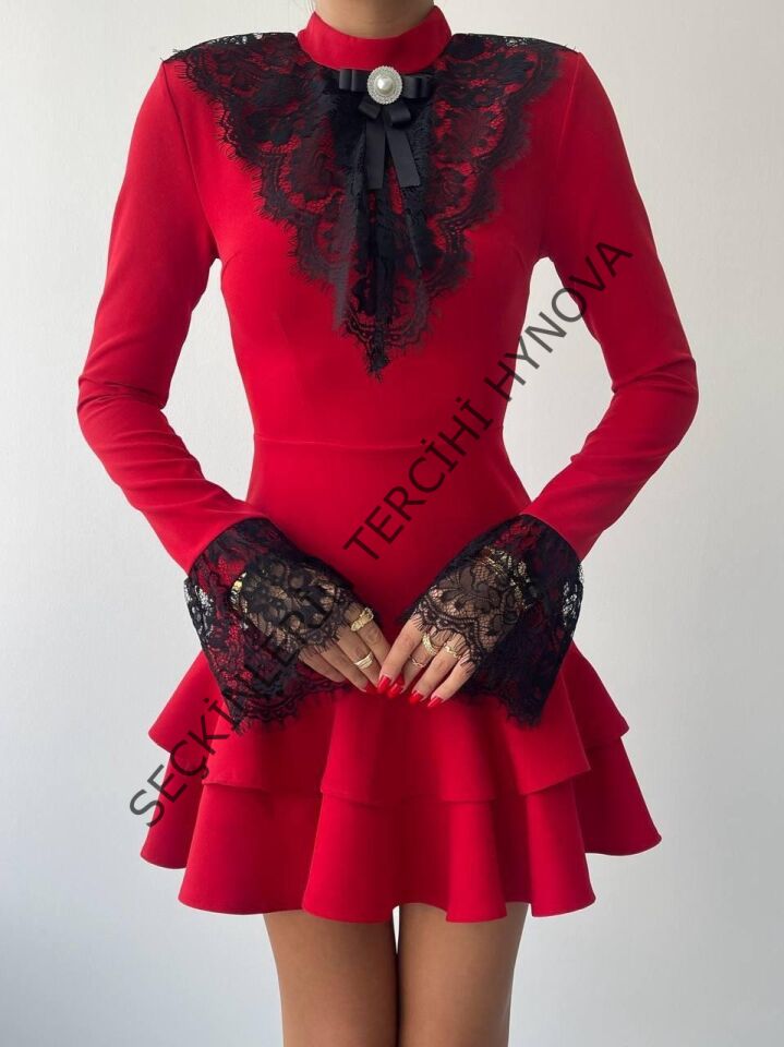 Danya Dantel Mini Elbise