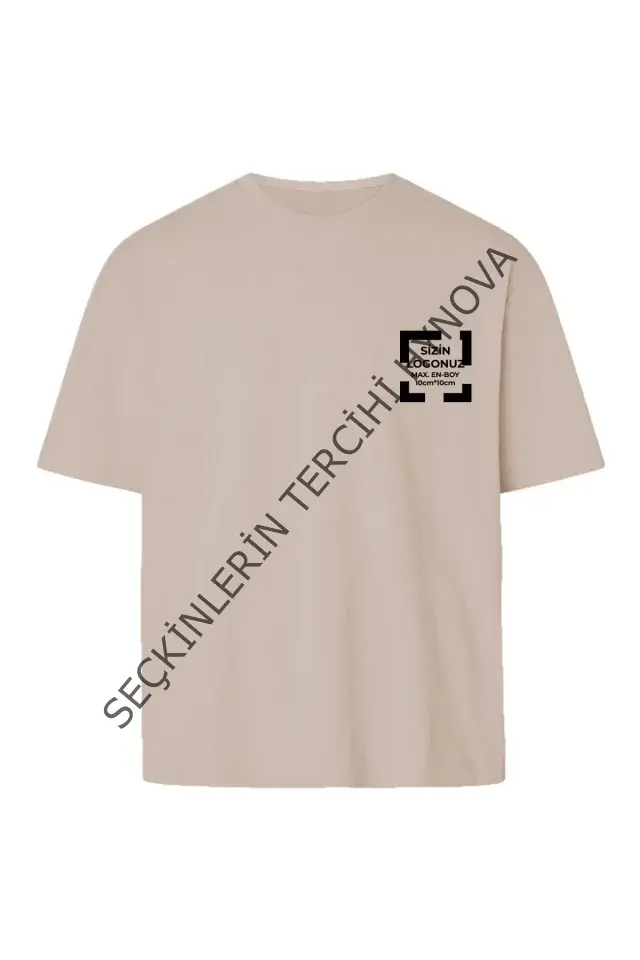 Tişört Tasarla 24/1 Kumaş - Bej