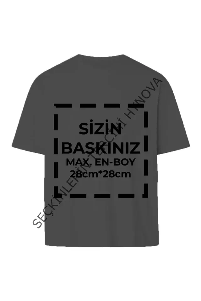 Tişört Tasarla 24/1 Kumaş - Füme