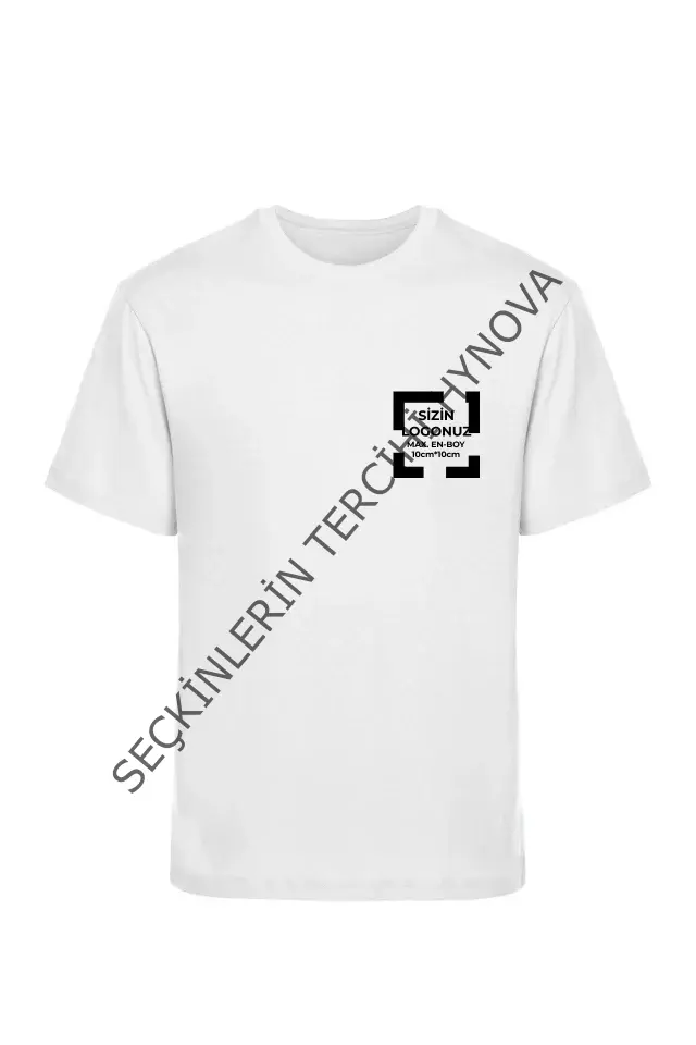 Tişört Tasarla 20/1 Kumaş - Beyaz