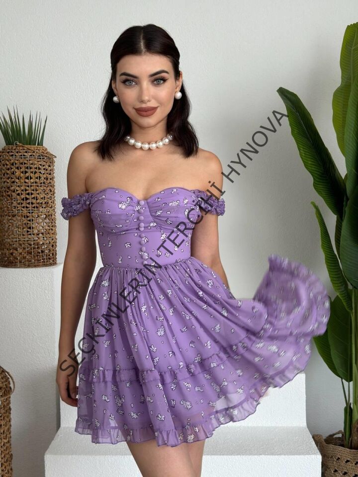 Lena Çift Askılı Elbise