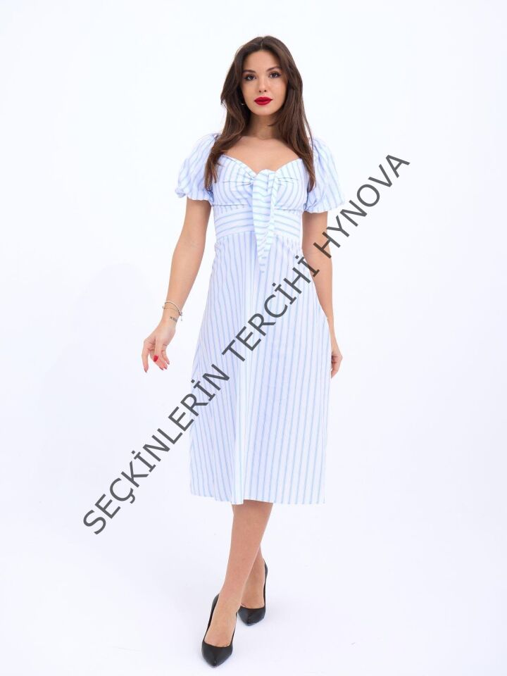 5948 ELBİSE-LOS ANGELES ÇİZGİLİ