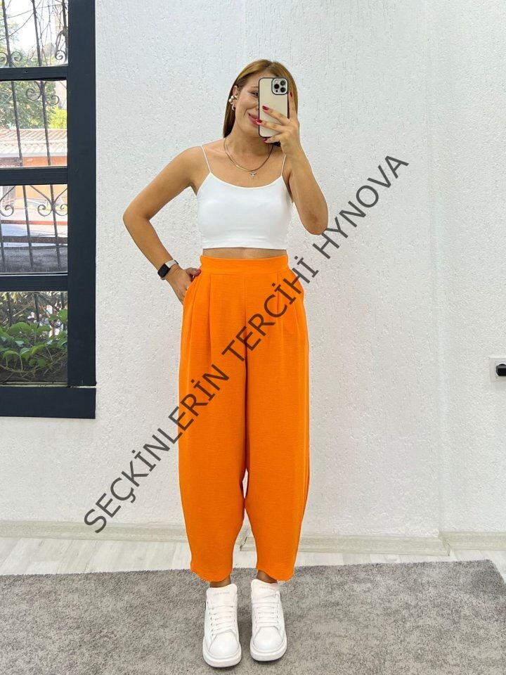 Kadın Yüksek Bel Hürrem Pantolon