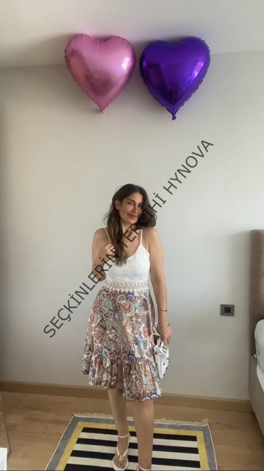 Kadın Askılı V Yakalı üst Dantel Alt Süprem Mini Elbise