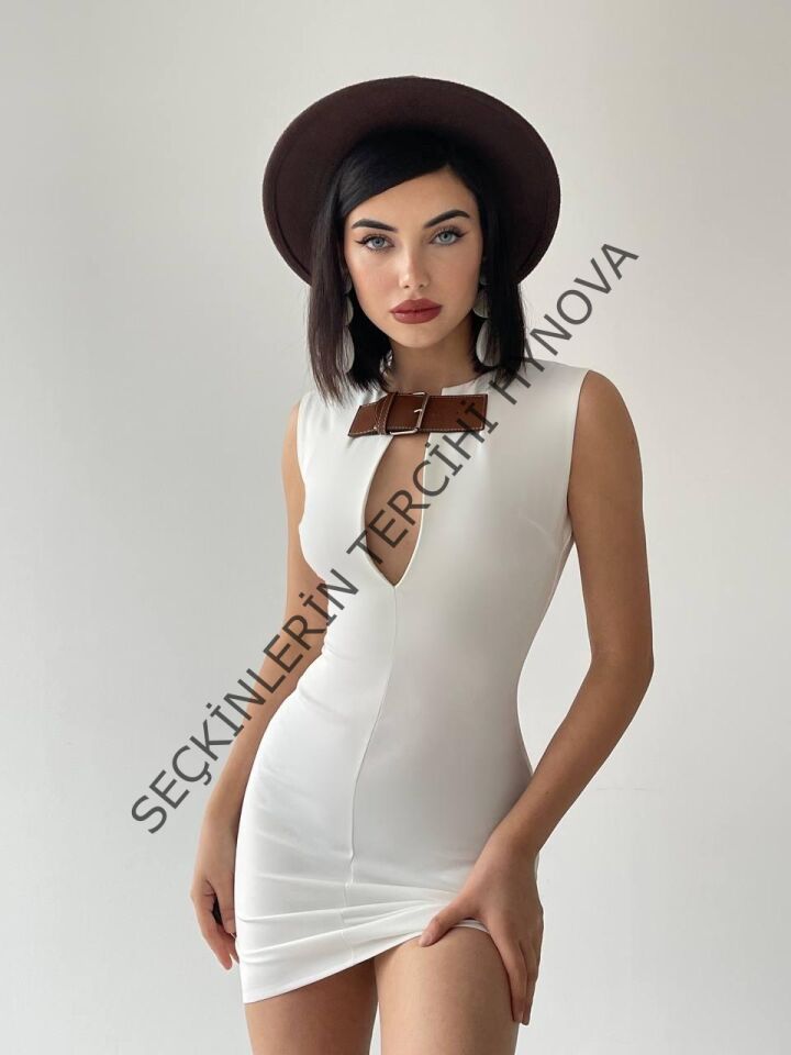 Nadia Kemerli Mini Elbise