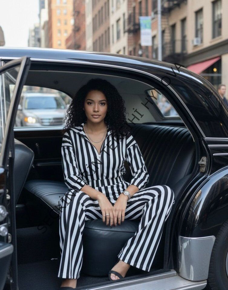 Kadın çizgi Detay Kadife Kumaş Hırka Pantolon Ikili Takım