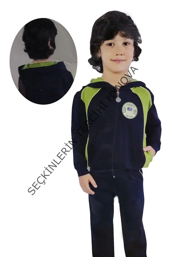 Erkek Çocuk Kapşonlu Eşofman Takımı