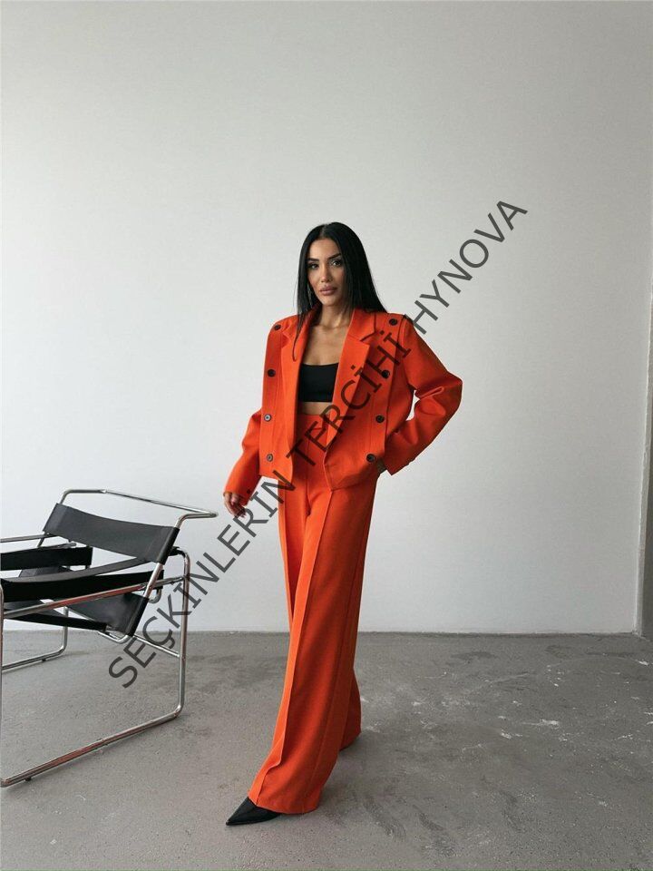 CEKET - PANTOLON TAKIM - Orange