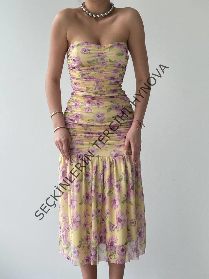 Talia Straplez Elbise