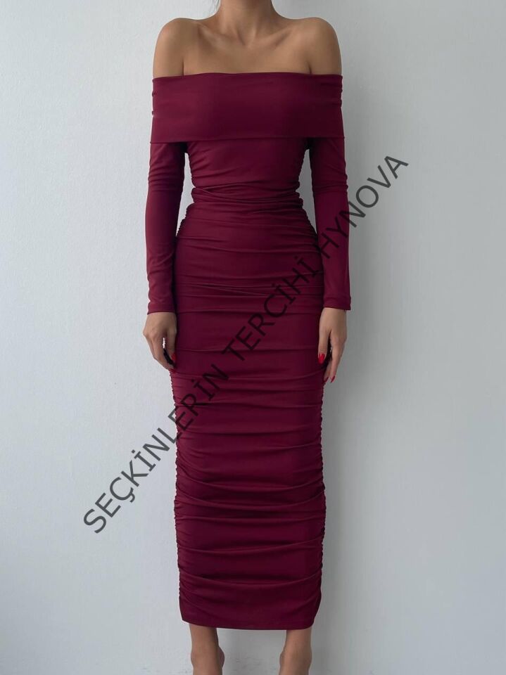 Dakota Drapeli Elbise